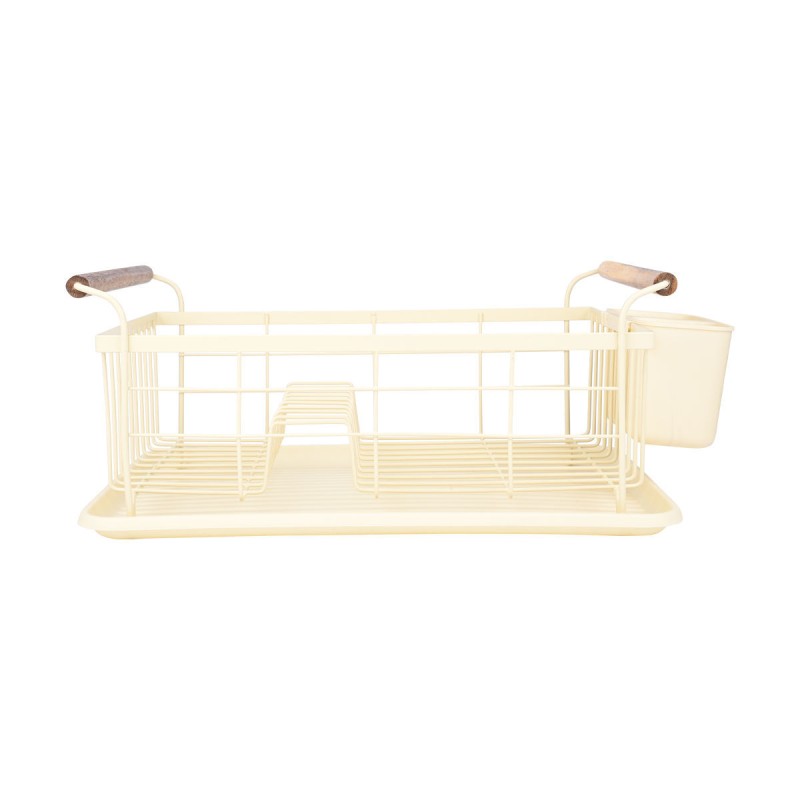 Estia Allure Πιατοθήκη με Δίσκο (43x32x20) Μεταλλική Ivory 01-24925