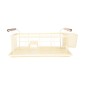 Estia Allure Πιατοθήκη με Δίσκο (43x32x20) Μεταλλική Ivory 01-24925