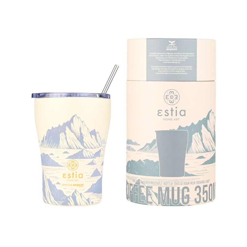 Θερμός Coffee Mug 350ml Estia Save The Aegean Alpine Essence 01-23010