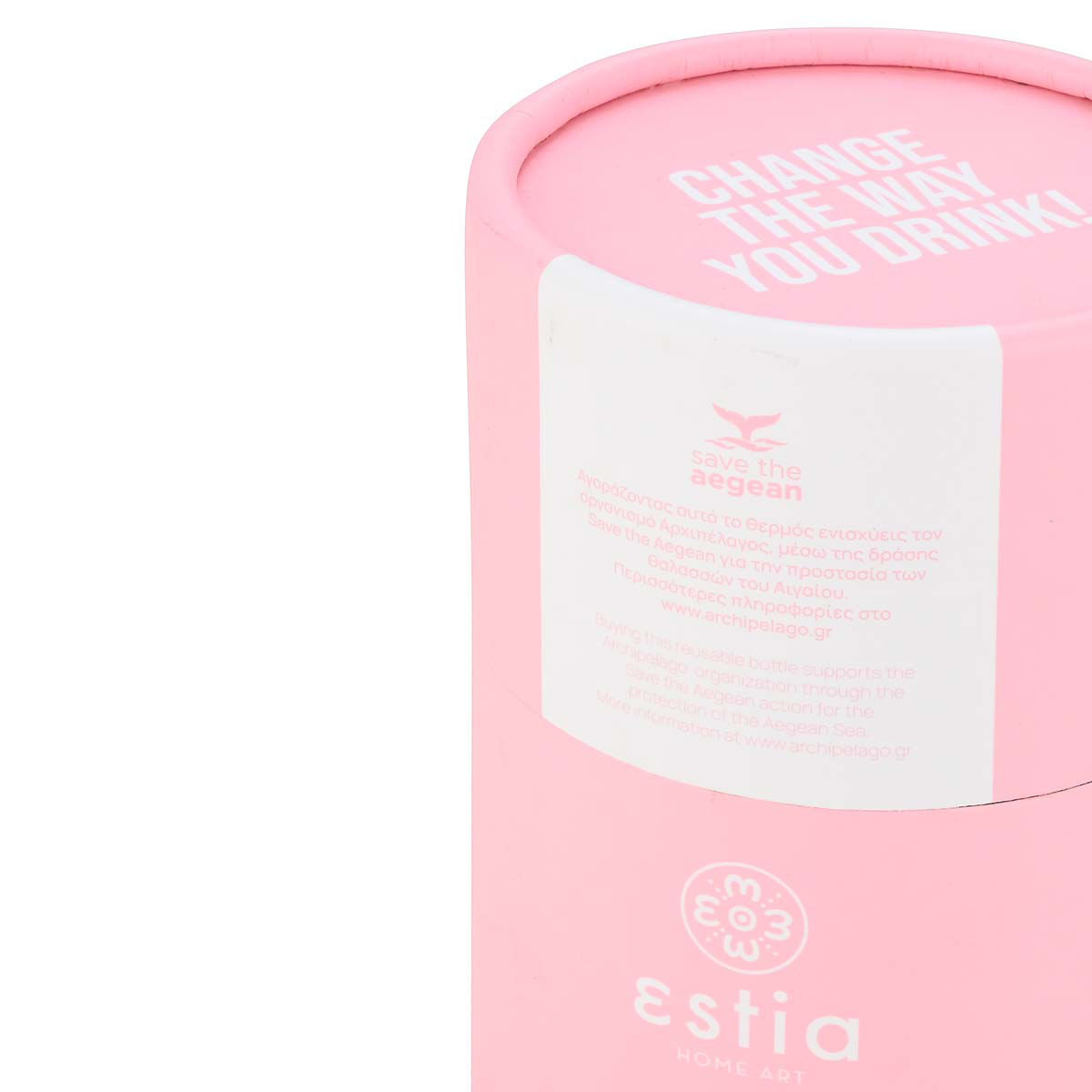 Θερμός Travel Cup Save The Aegean 300ml Blossom Rose 01-22884