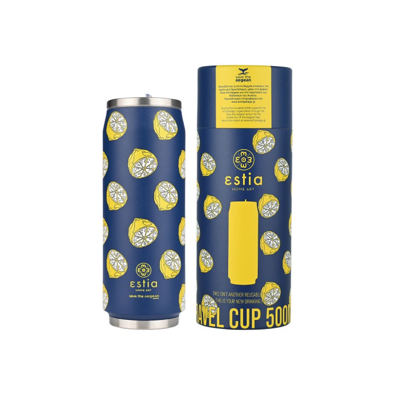 Θερμός Travel Cup 500ml Estia Save The Aegean Citrus Infusion 01-22693