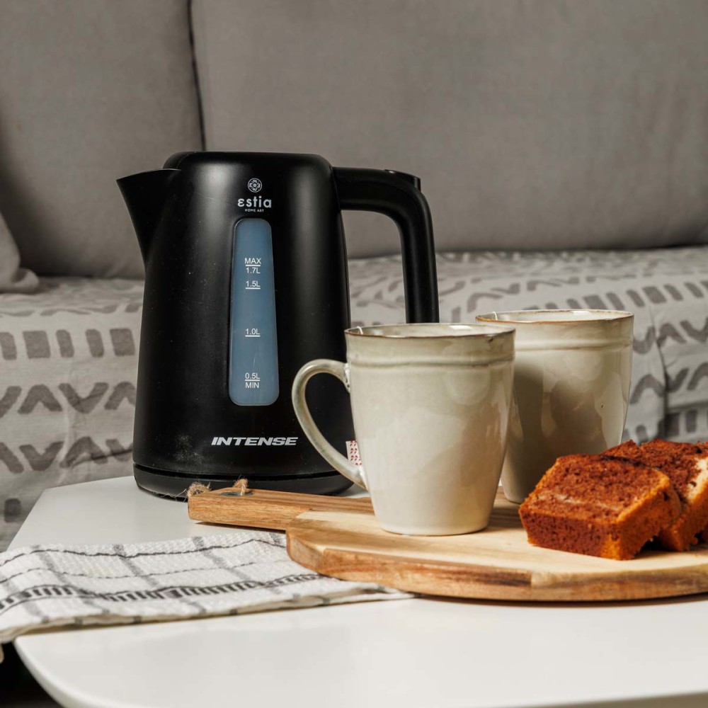 Estia Intense Dark Mat Βραστήρας 2200W Πλαστικός με Χωρητικότητα 1.7Lt