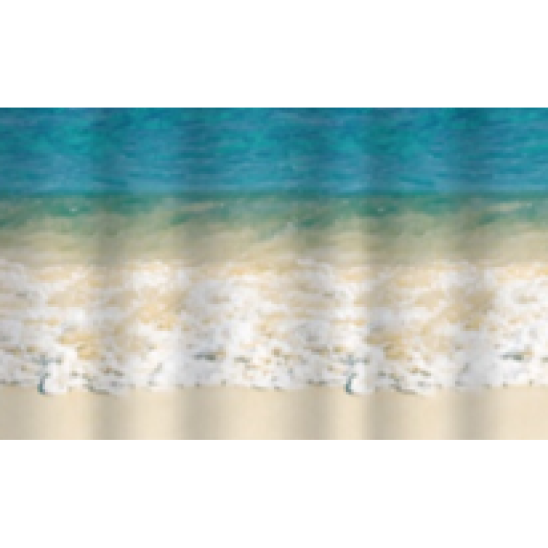 Κουρτίνα Μπάνιου Αδιάβροχη Πλαστική (240x180) Sidirela Eco Beach E-0617-6