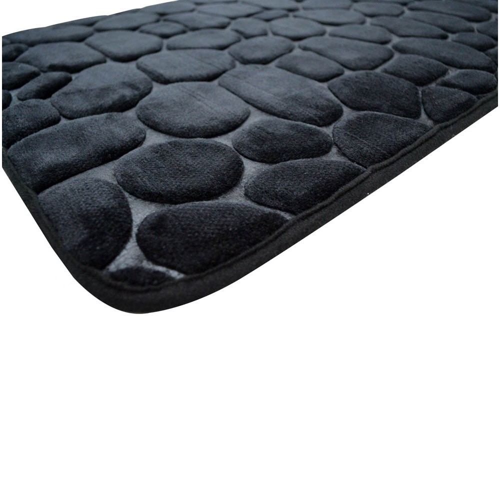 Πατάκι Μπάνιου (50x80) Αντιολισθητικό Ankor Memory Foam Black 807840