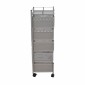 Ankor Grey - Beige Τρόλεϊ Αποθήκευσης 5 Θέσεων (28x28x91) Μεταλλικό 824175