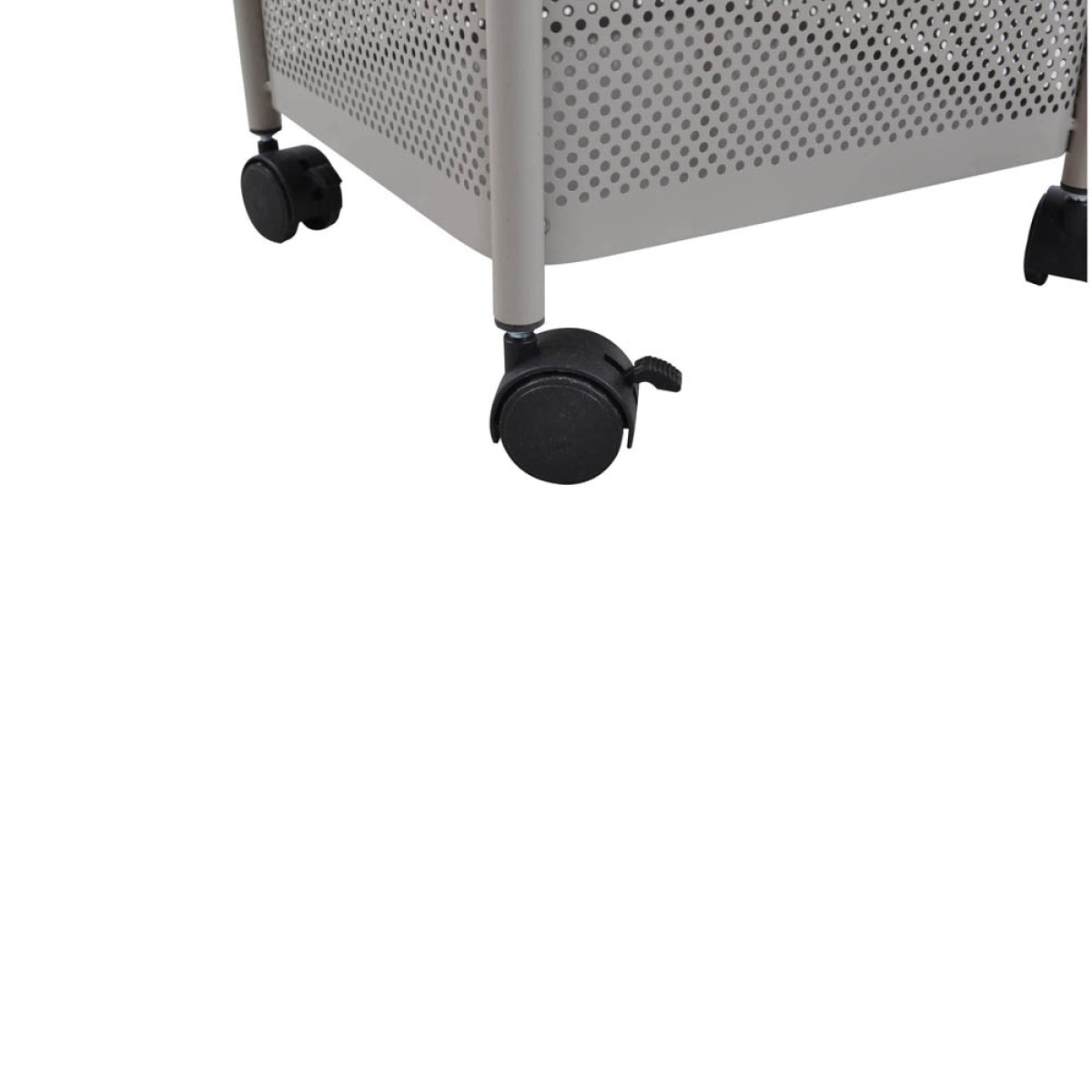 Ankor Grey - Beige Τρόλεϊ Αποθήκευσης 5 Θέσεων (28x28x91) Μεταλλικό 824175