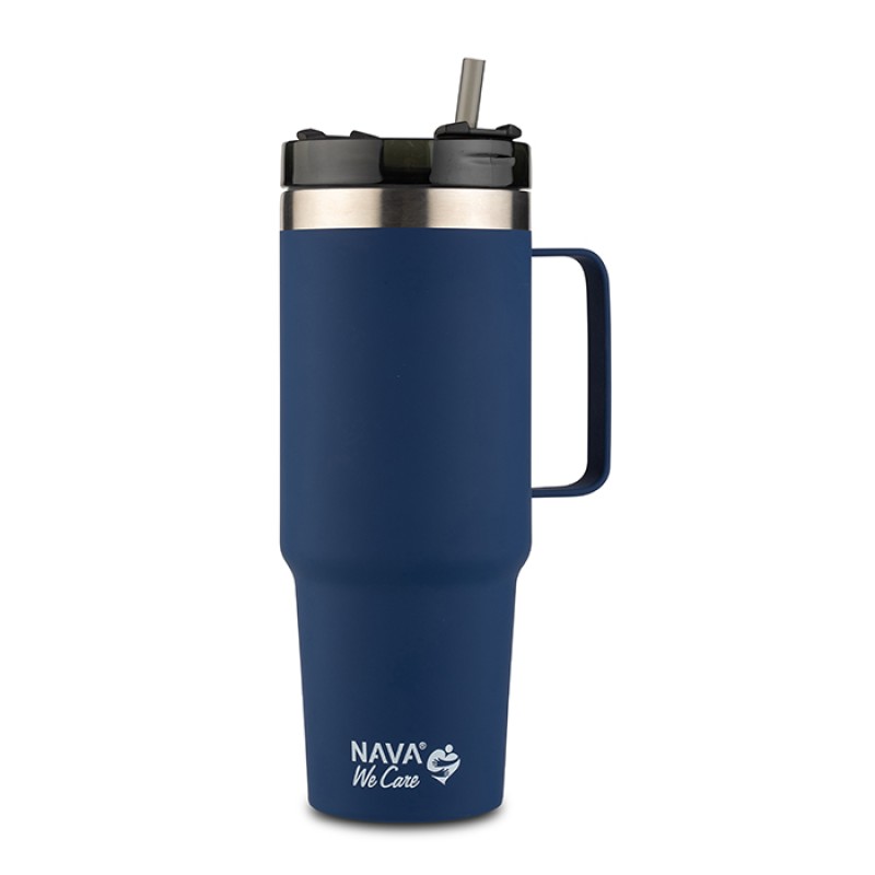 Θερμός Ποτηρί 900ml Ανοξείδωτο Nava We Care Blue 10-016-103