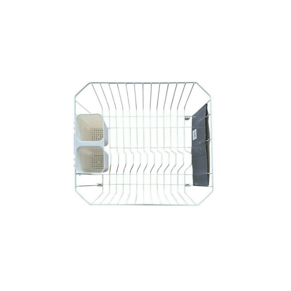 Πιατοθήκη Νεροχύτη (35.5x32x14) Μεταλλική Sidirela Beige Ε-4141-3
