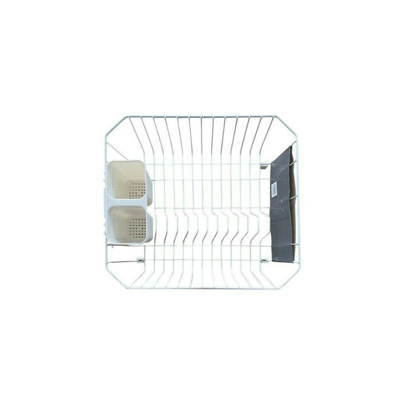 Πιατοθήκη Νεροχύτη (35.5x32x14) Μεταλλική Sidirela Beige Ε-4141-3