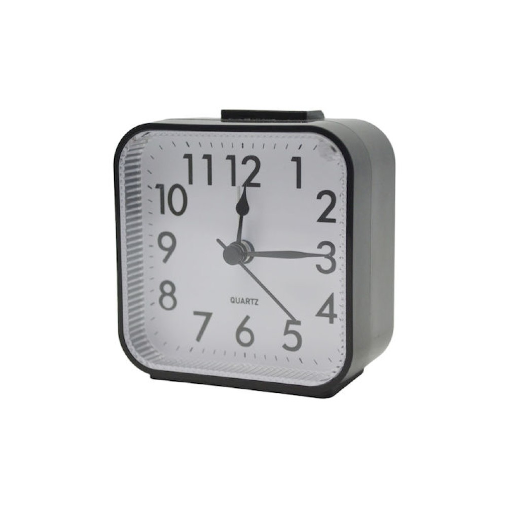 Ξυπνητήρι (8x4x8) Πλαστικό Ankor Black 835300