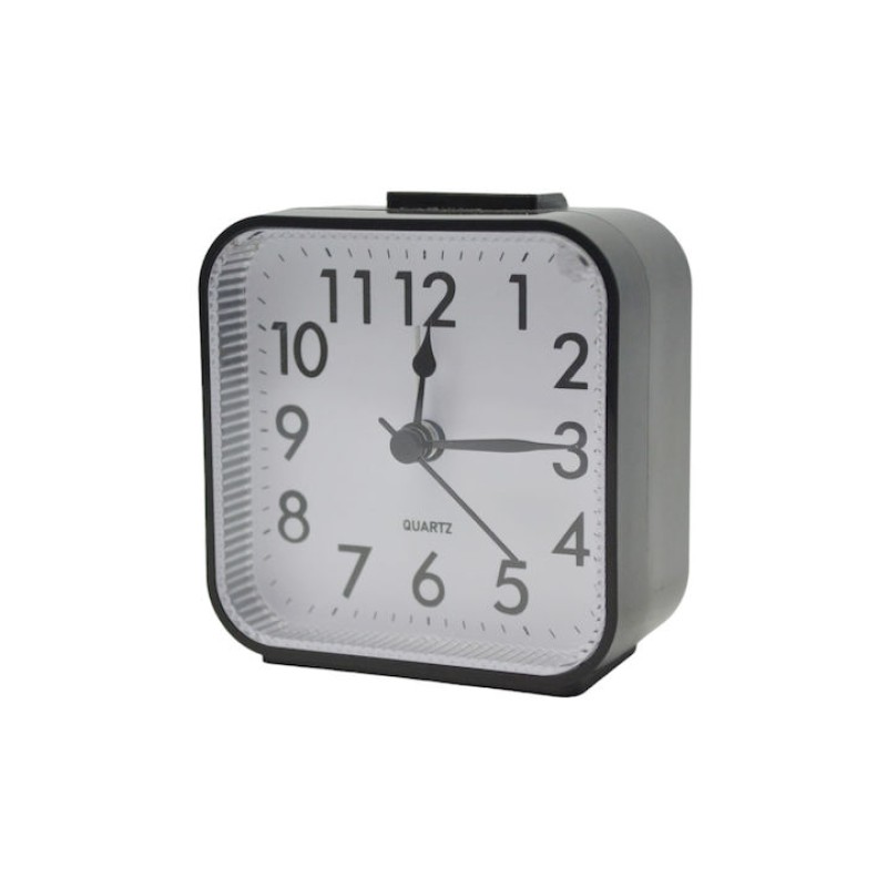 Ξυπνητήρι (8x4x8) Πλαστικό Ankor Black 835300