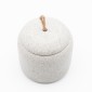 Ankor Stone Δοχείο για Βαμβάκι (Φ9.5x9.5) Πολυεστερικό