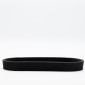 Ankor Circle Black Σαπουνοθήκη (25.6x11.3x3) Πολυεστερική