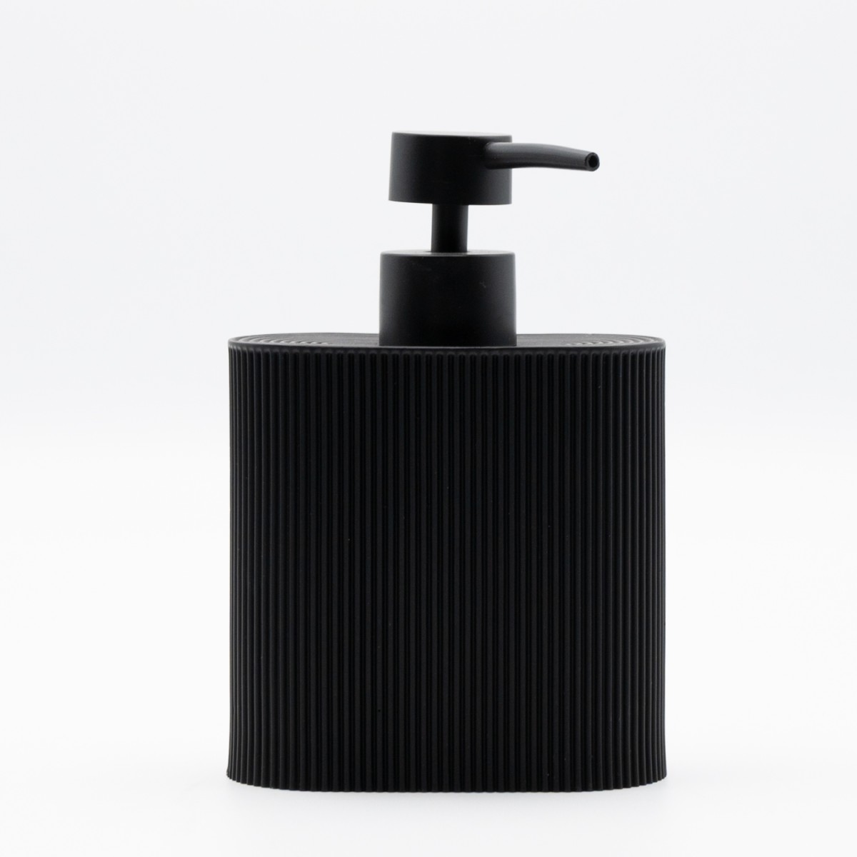 Ankor Σετ Αξεσουάρ Μπάνιου Circle Black (3 Τεμάχια) Πολυεστερικό 