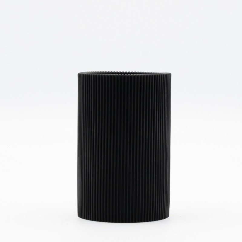 Ankor Circle Black Ποτήρι Μπάνιου (Φ7.5x11.7) Πολυεστερικό