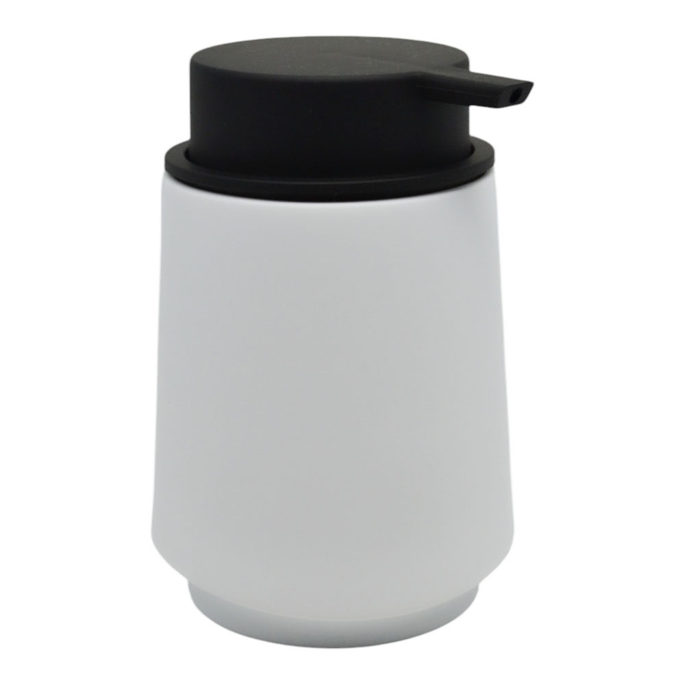 Ankor Δοχείο Κρεμοσάπουνου Soft Touch (270ml) Λευκό Ματ Πλαστικό