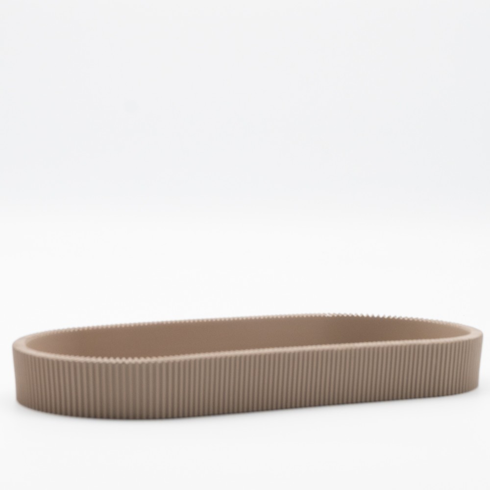 Ankor Circle Taupe Σαπουνοθήκη (25.6x11.3x3) Πολυεστερική