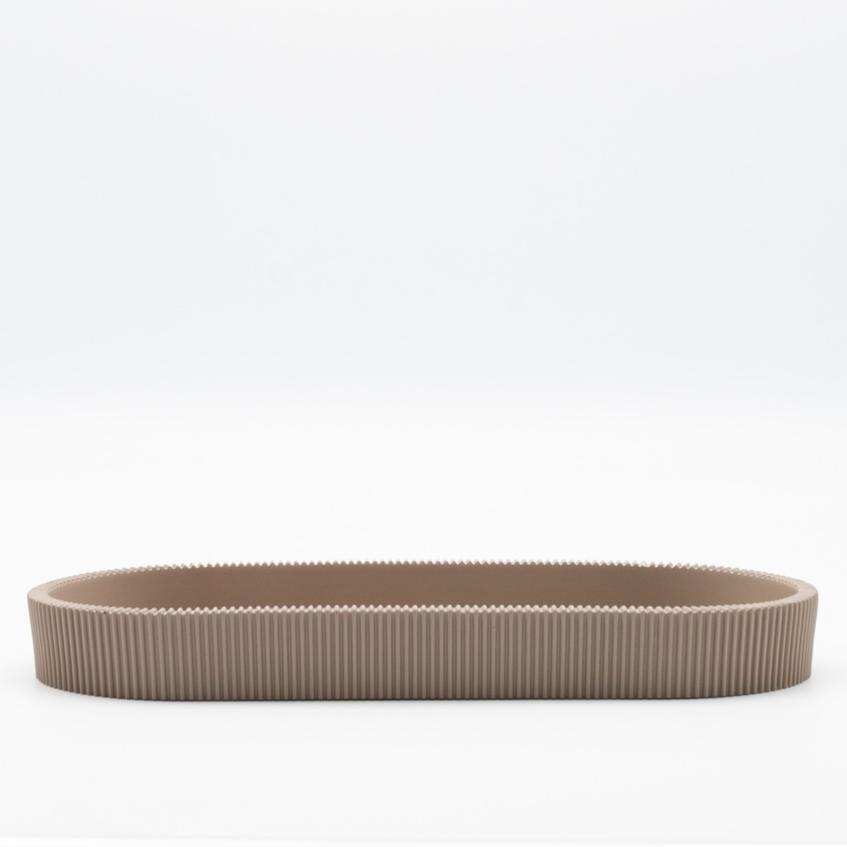 Ankor Circle Taupe Σαπουνοθήκη (25.6x11.3x3) Πολυεστερική