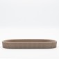 Ankor Circle Taupe Σαπουνοθήκη (25.6x11.3x3) Πολυεστερική