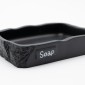 Ankor Soap Black Σαπουνοθήκη (12.7x8.6x2.5) με Όψη Πέτρας