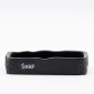 Ankor Soap Black Σαπουνοθήκη (12.7x8.6x2.5) με Όψη Πέτρας