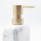 Ankor Marble White Δοχείο Κρεμοσάπουνου (7.8x6x18.3) Πολυεστερικό