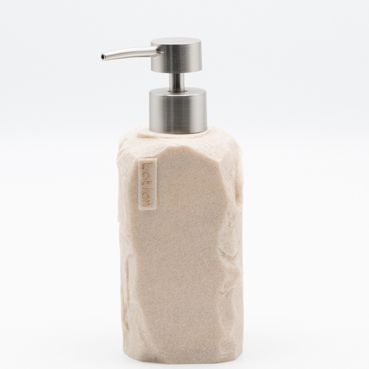 Ankor Σετ Αξεσουάρ Μπάνιου Beige Stone Effect (3 Τεμάχια) – Με Όψη Φυσικής Πέτρας