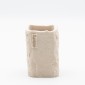 Ankor Tumbler Beige Ποτήρι Μπάνιου (7.7x7.7x10.8) με Όψη Πέτρας