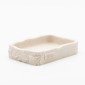 Ankor Σετ Αξεσουάρ Μπάνιου Beige Stone Effect (3 Τεμάχια) – Με Όψη Φυσικής Πέτρας