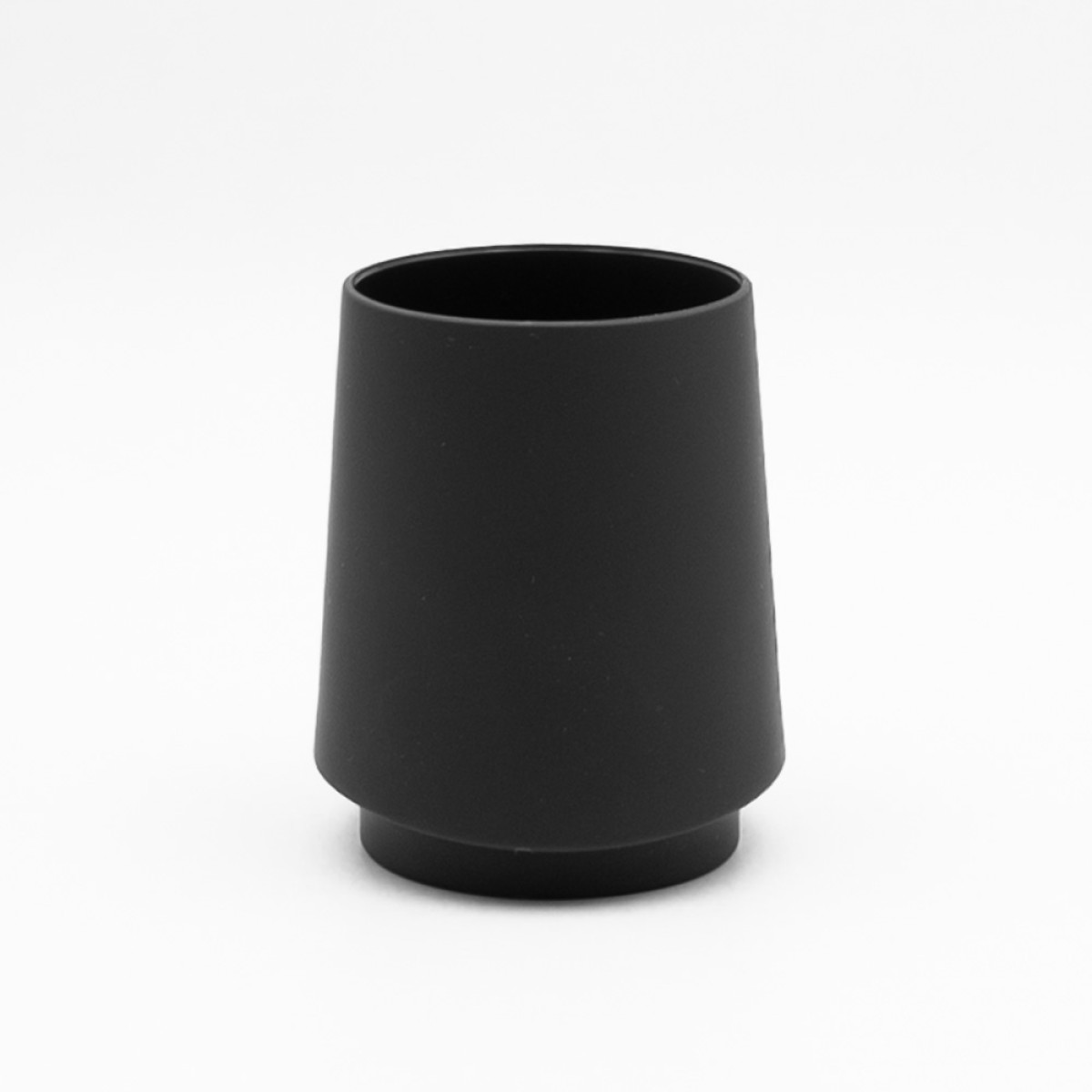 Nordic Black Ποτηροθήκη Μπάνιου (8.6x10.6) από ABS Rubber Soft-Touch