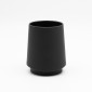 Nordic Black Ποτηροθήκη Μπάνιου (8.6x10.6) από ABS Rubber Soft-Touch