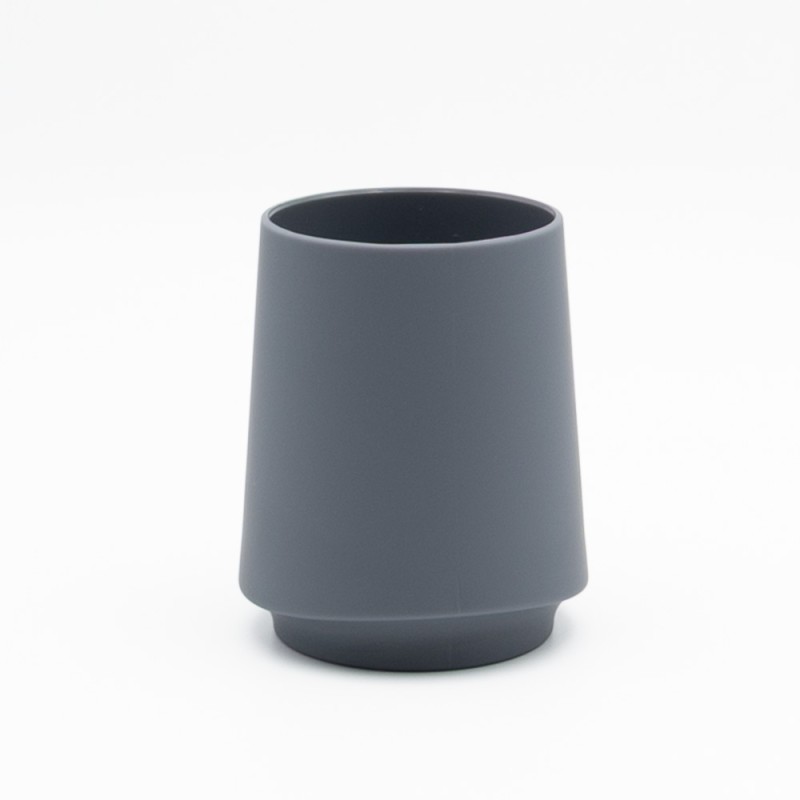 Nordic Grey Ποτηροθήκη Μπάνιου (8.6x10.6) από ABS Rubber Soft-Touch