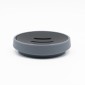 Nordic Grey Σαπουνοθήκη Μπάνιου (11.2x2.8) από ABS Rubber Soft-Touch & Σχισμές Αποστράγγισης