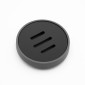 Nordic Grey Σαπουνοθήκη Μπάνιου (11.2x2.8) από ABS Rubber Soft-Touch & Σχισμές Αποστράγγισης