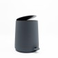 Nordic Grey Σετ Κάδος 5lt Soft Close & Πιγκάλ ABS Rubber Soft-Touch