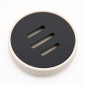 Nordic Sand Σαπουνοθήκη Μπάνιου (11.2x2.8) από ABS Rubber Soft-Touch & Σχισμές Αποστράγγισης