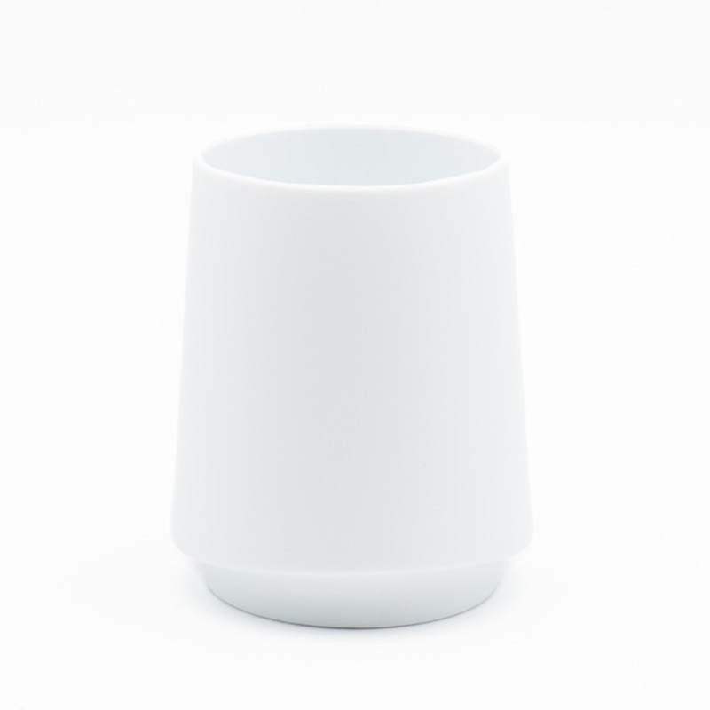 Nordic White Ποτηροθήκη Μπάνιου (8.6x10.6) από ABS Rubber Soft-Touch