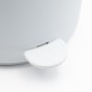 Nordic White Σετ Κάδος 5lt Soft Close & Πιγκάλ ABS Rubber Soft-Touch