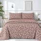Σετ 2 Σεντόνια King Size (260x280) με 2 Μαξιλαροθήκες 100% Βαμβάκι - Astron Italy Elisa Dusty Rose