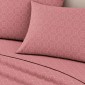 Σετ 2 Σεντόνια King Size (260x280) με 2 Μαξιλαροθήκες 100% Βαμβάκι - Astron Italy Giulia Dusty Rose