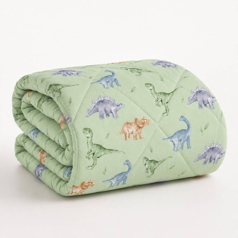 Παιδικό Πάπλωμα Μονό 160x240 cm 100% Cotton - Dinosaurs