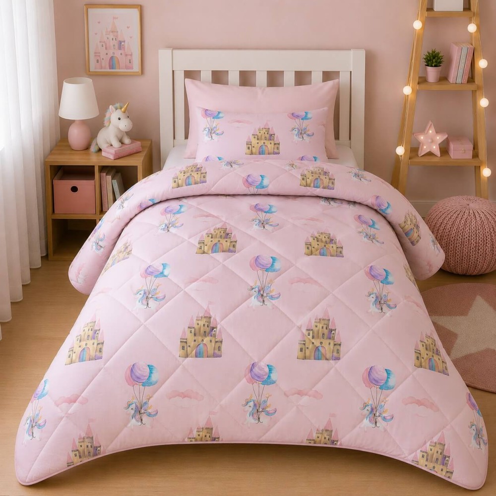 Παιδικό Πάπλωμα Μονό 160x240 cm 100% Cotton - Unicorn Fly