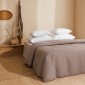 Κουβερλί Υπέρδιπλο Ξενοδοχείου Dark Beige (220x240) – 100% Premium Microfiber