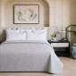 Κουβερλί Υπέρδιπλο Ξενοδοχείου Light Grey (220x240) – 100% Premium Microfiber