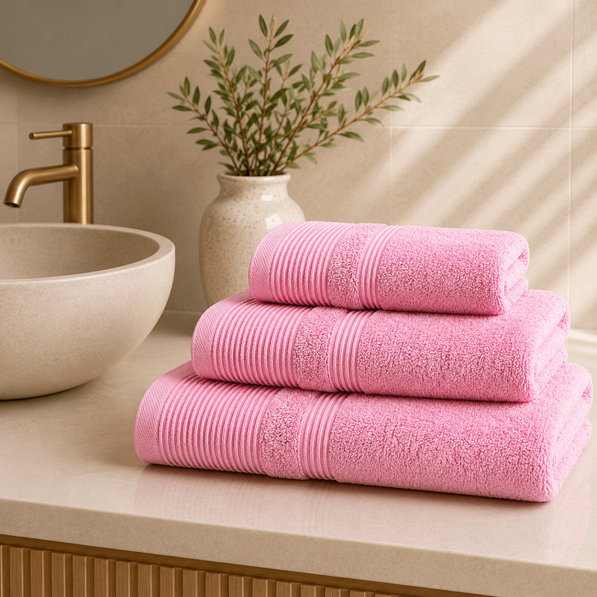 Πετσέτα Σώματος 600gsm (80x150) 100% Βαμβάκι Pennie - Astron Italy Pink