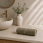 Πετσέτα Χεριών 600gsm (30x50) 100% Βαμβάκι Pennie - Olive