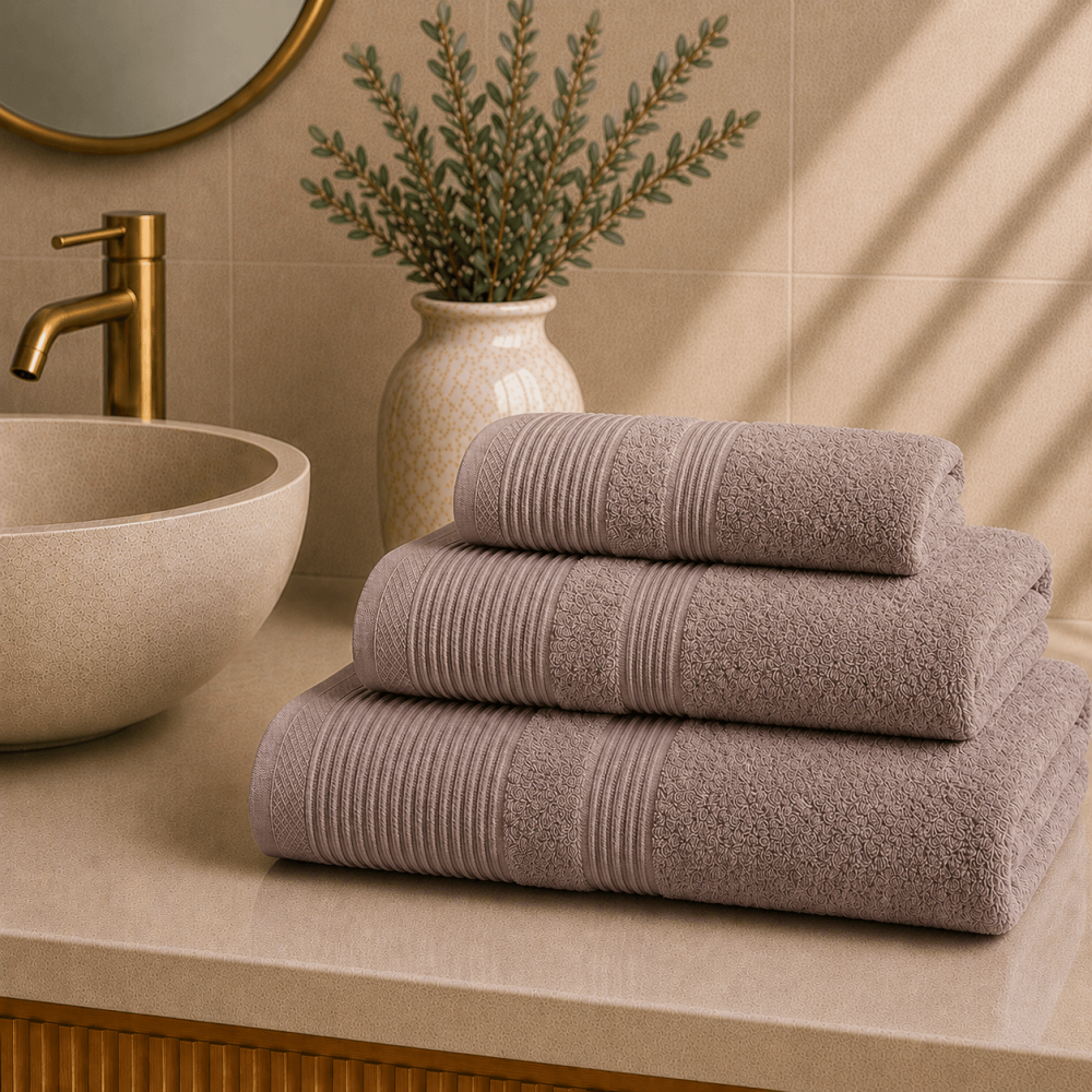 Πετσέτα Πισίνας - Spa Ξενοδοχείου 550gsm (80x150) 100% Βαμβάκι Πεννιέ - Astron Italy Dusty Rose