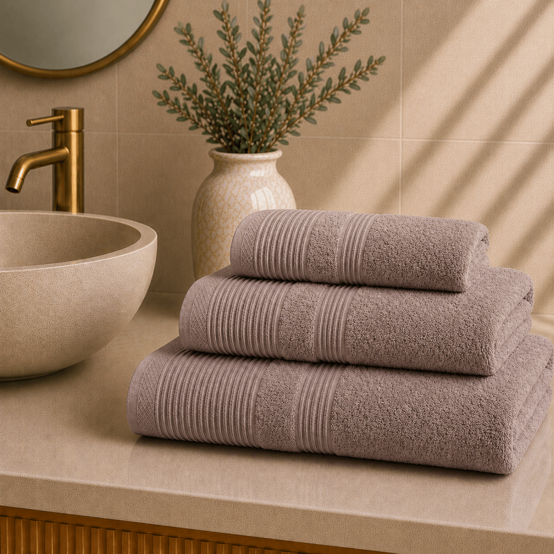 Πετσέτα Πισίνας - Spa Ξενοδοχείου 550gsm (80x150) 100% Βαμβάκι Πεννιέ - Astron Italy Dusty Rose