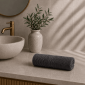 Πετσέτα Χεριών 600gsm (30x50) 100% Βαμβάκι Pennie - Dark Grey