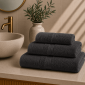 Πετσέτα Χεριών 600gsm (30x50) 100% Βαμβάκι Pennie - Dark Grey